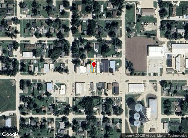  114 W Main St, Cedar Bluffs, NE Parcel Map