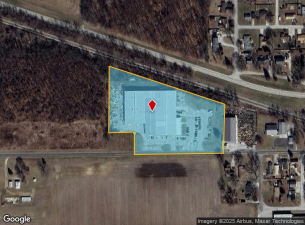  606 W Center St, Bourbon, IN Parcel Map