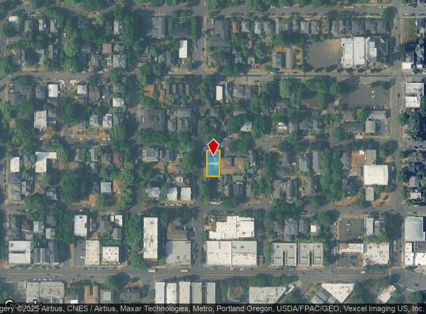  1702 Se Main St, Portland, OR Parcel Map