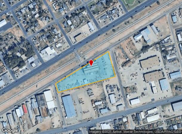  1401 W Industrial Ave, Midland, TX Parcel Map