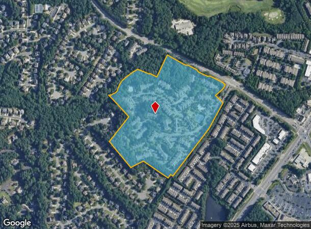  6115 Abbotts Bridge Rd, Duluth, GA Parcel Map