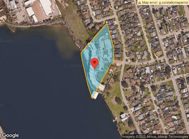  1400 Bayou Shore Dr, Galveston, TX Parcel Map