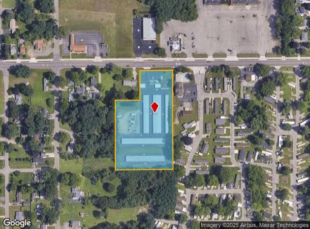 1245 E Mcdevitt Ave, Jackson, MI Parcel Map