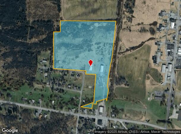  3229 Mount Morris Geneseo Rd, Mount Morris, NY Parcel Map