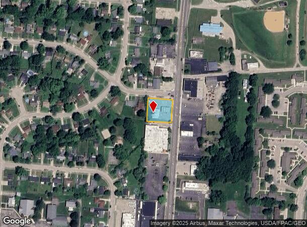  419 N Main St, New Carlisle, OH Parcel Map