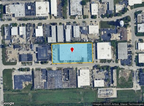  654 W Factory Rd, Addison, IL Parcel Map