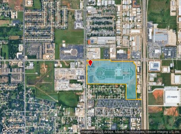 9016 S Shields Blvd, Moore, OK Parcel Map