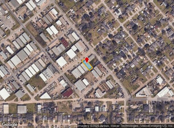  1206 Iowa St, South Houston, TX Parcel Map
