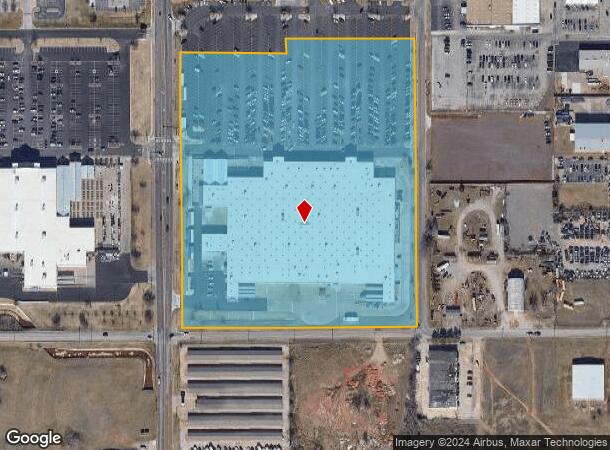  100 E I 240 Service Rd, Oklahoma City, OK Parcel Map