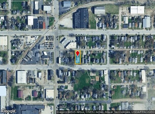  1636 W 3Rd St, Davenport, IA Parcel Map