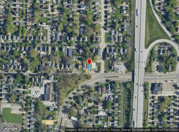  1111 Carey Ave, Akron, OH Parcel Map