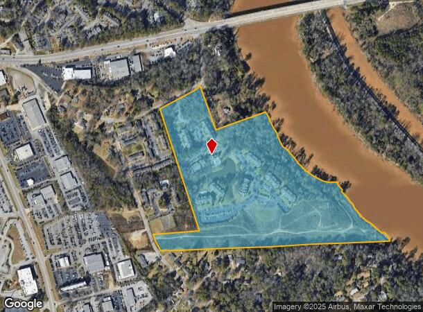  551 Riverhill Cir, Columbia, SC Parcel Map