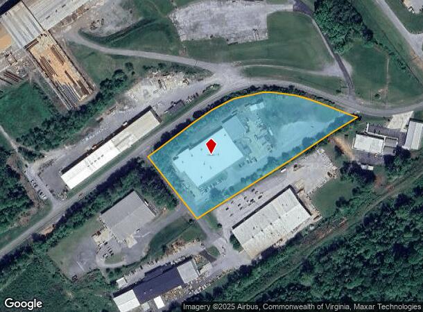 15100 Industrial Park Rd, Bristol, VA Parcel Map