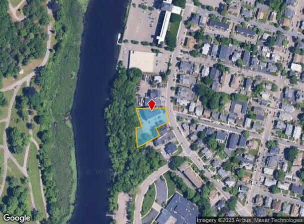  287 Crescent St, Waltham, MA Parcel Map