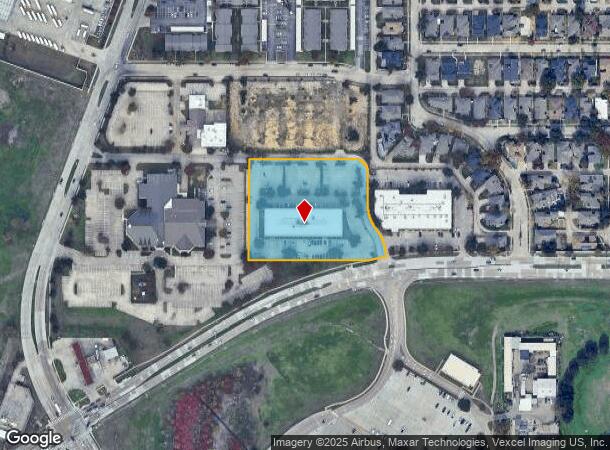 1221 Abrams Rd, Richardson, TX Parcel Map