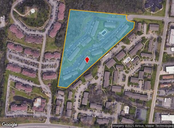  500 Hickoryview Dr, Nashville, TN Parcel Map