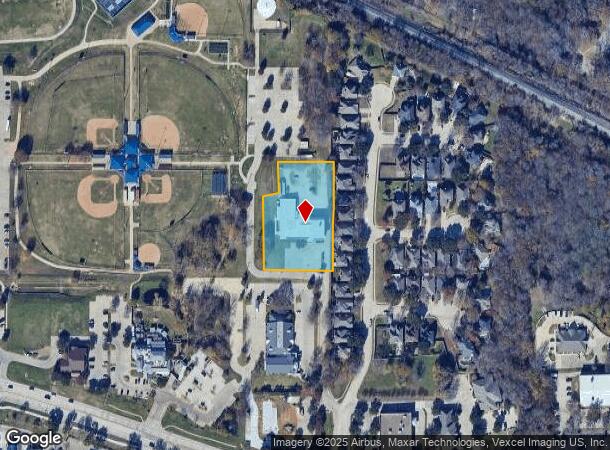  2400 Justin Rd, Lewisville, TX Parcel Map