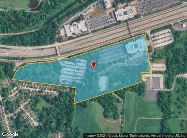  1400 S Highway Dr, Fenton, MO Parcel Map