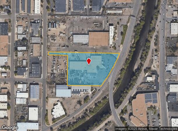  1207 S Platte River Dr, Denver, CO Parcel Map