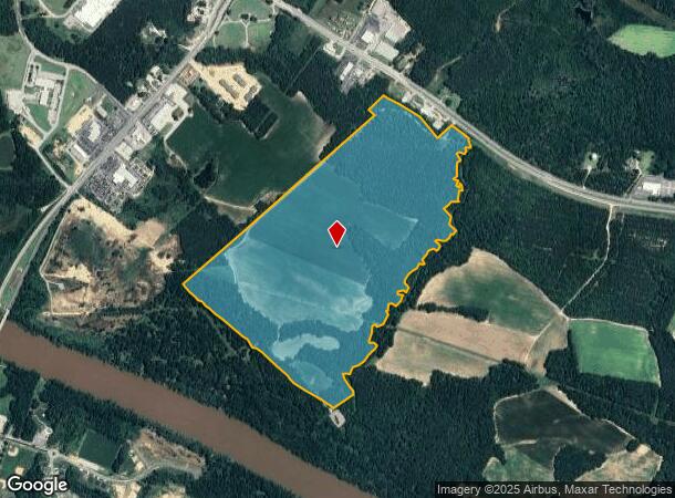 1532 E Cornelius Harnett Blvd, Lillington, NC Parcel Map