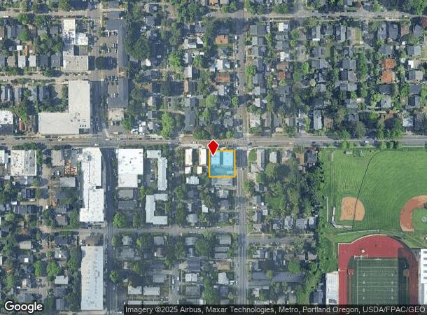  5166 Se Division St, Portland, OR Parcel Map