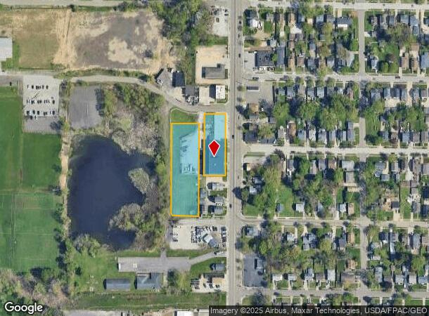  1856 S Main St, Akron, OH Parcel Map