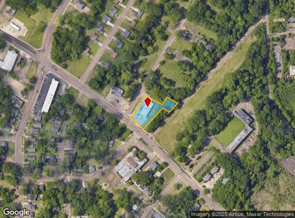  1596 W Capitol St, Jackson, MS Parcel Map