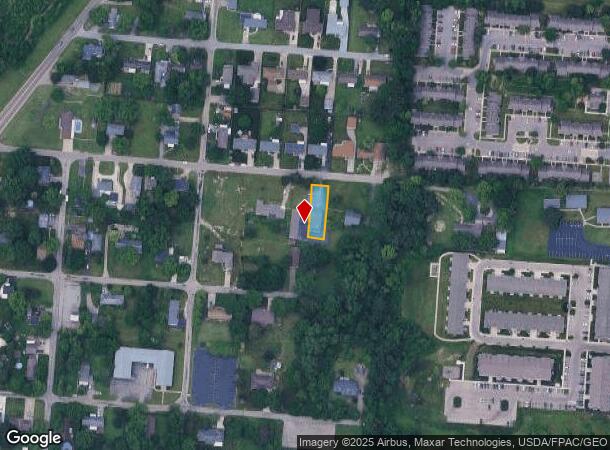  716 Brantly Ave, Dayton, OH Parcel Map