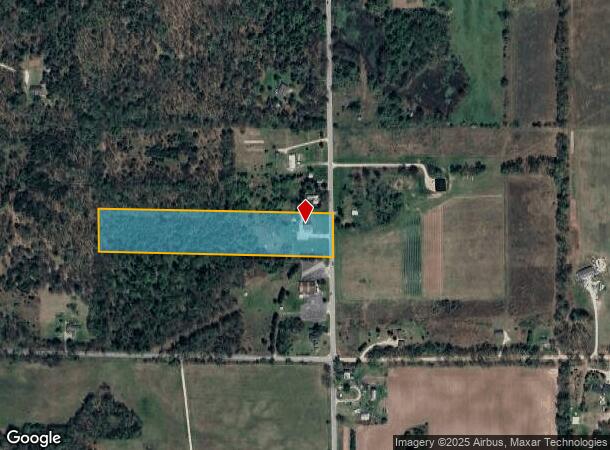  7887 Elm Ave, Newaygo, MI Parcel Map