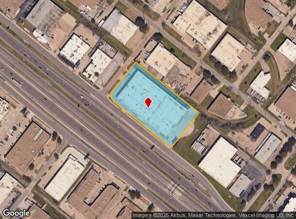  8740 John W Carpenter Fwy, Dallas, TX Parcel Map