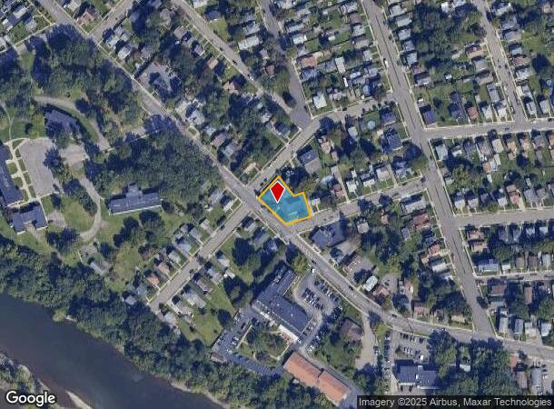 293 Riverside Dr, Johnson City, NY Parcel Map