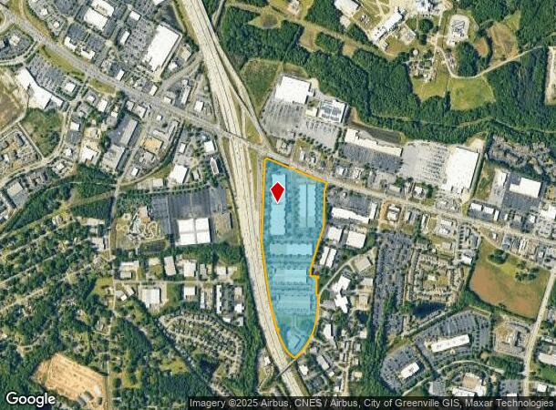  1282 Woodruff Rd, Greenville, SC Parcel Map