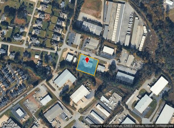  208 Riverside Ct, Greer, SC Parcel Map