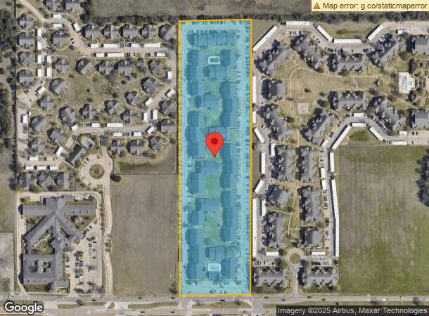  2525 W Pleasant Run Rd, Lancaster, TX Parcel Map