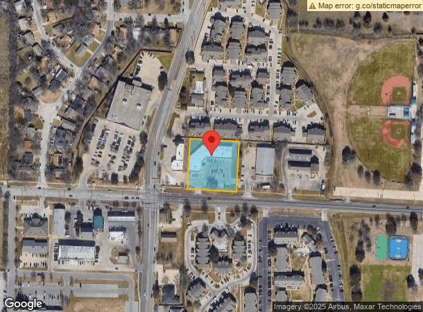  1607 E Mckinney St, Denton, TX Parcel Map