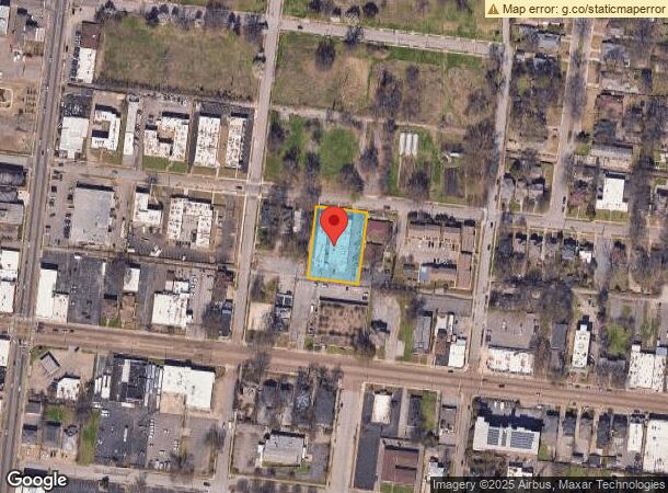  1429 Court Ave, Memphis, TN Parcel Map