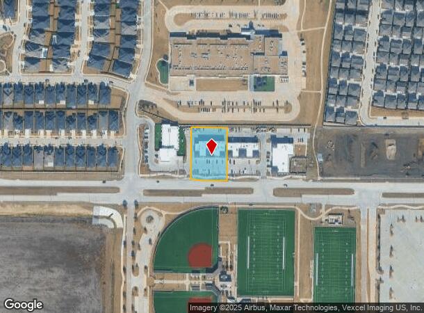 1640 W Frontier Pky, Prosper, TX Parcel Map
