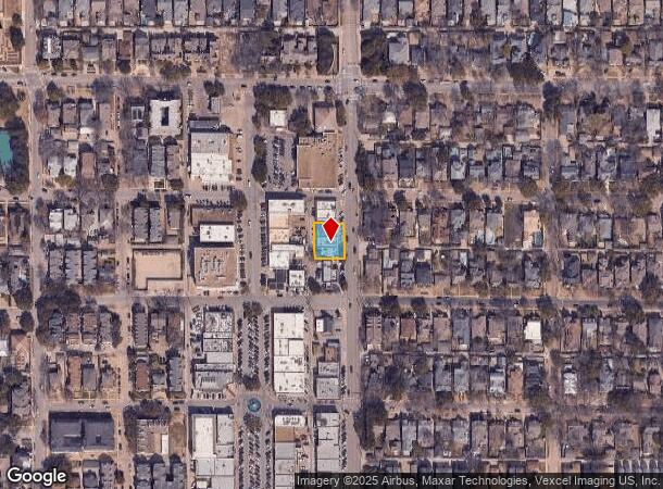 6915 Hillcrest Ave, Dallas, TX Parcel Map