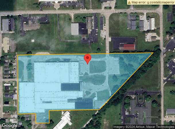  1250 N Commerce Dr, Rushville, IN Parcel Map