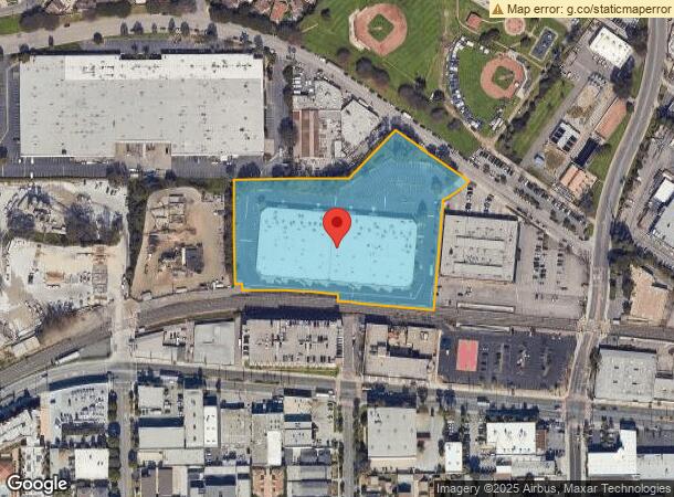  540 N Oak St, Inglewood, CA Parcel Map