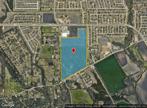  1313 W Main St, Lancaster, TX Parcel Map
