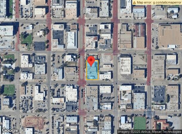  1615 Texas Ave, Lubbock, TX Parcel Map