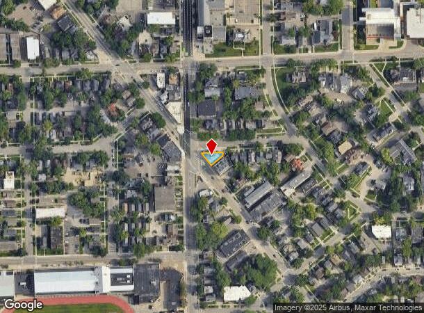  701 Packard St, Ann Arbor, MI Parcel Map