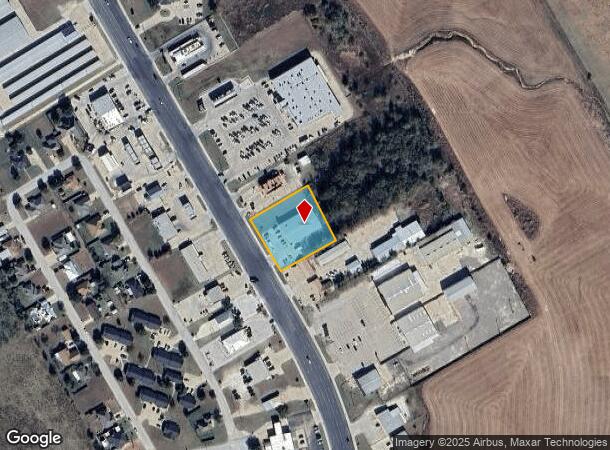  1222 N Brazos St, Whitney, TX Parcel Map
