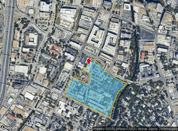 646 S Flores St, San Antonio, TX Parcel Map