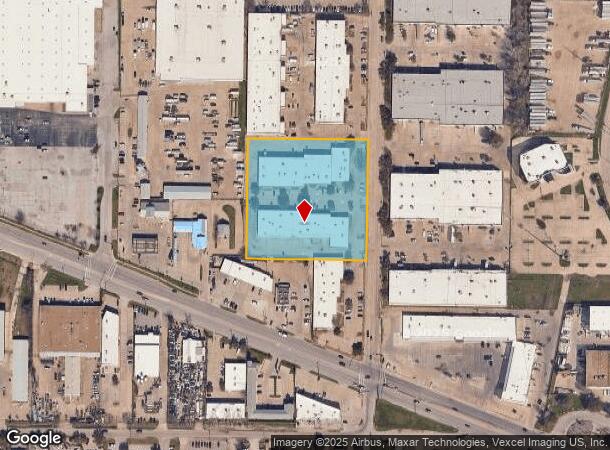  10555 Newkirk St, Dallas, TX Parcel Map
