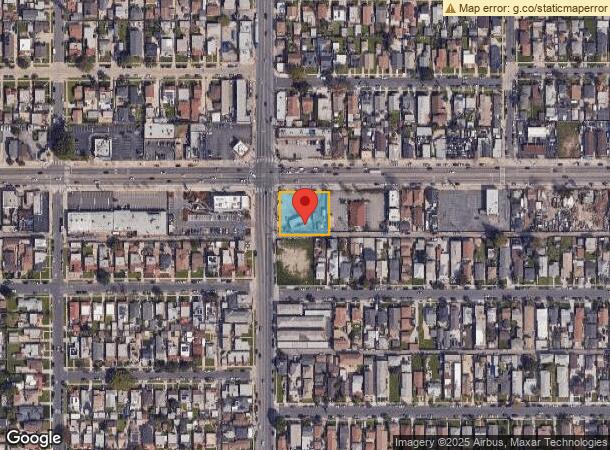  1338 W Manchester Ave, Los Angeles, CA Parcel Map