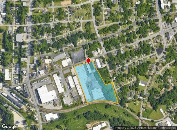 625 W Ward Ave, High Point, NC Parcel Map