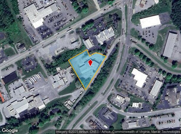 1080 W Main St, Abingdon, VA Parcel Map