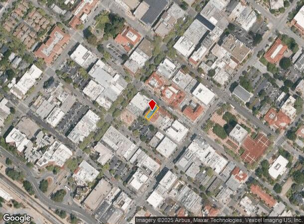  520 Ramona St, Palo Alto, CA Parcel Map